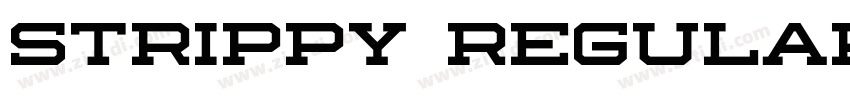 Strippy Regular字体转换
